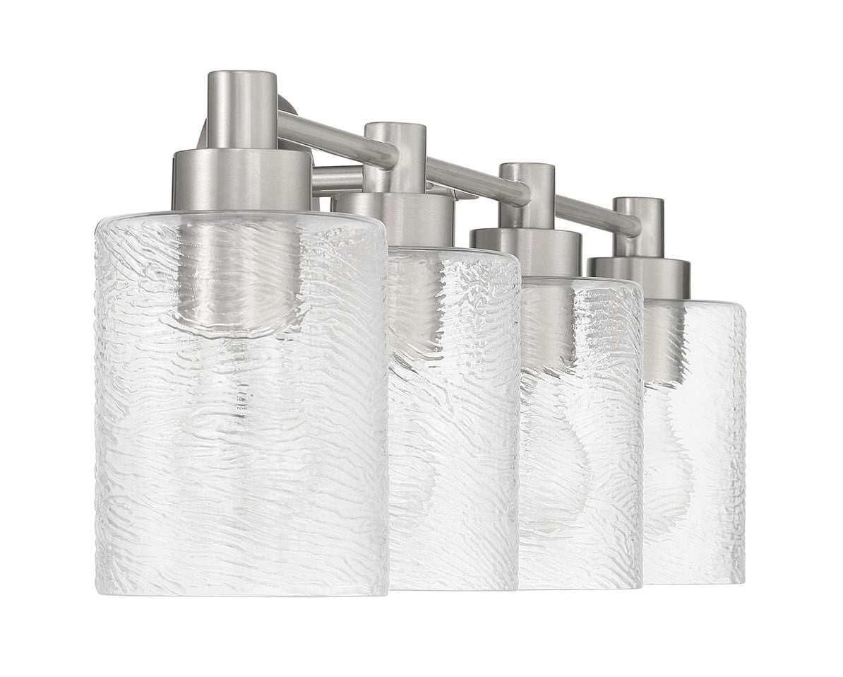 Craftmade - 60204-BNK - Four Light Vanity - Lyndsey - Brushed Polished Nickel