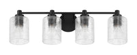 Craftmade - 60204-FB - Four Light Vanity - Lyndsey - Flat Black