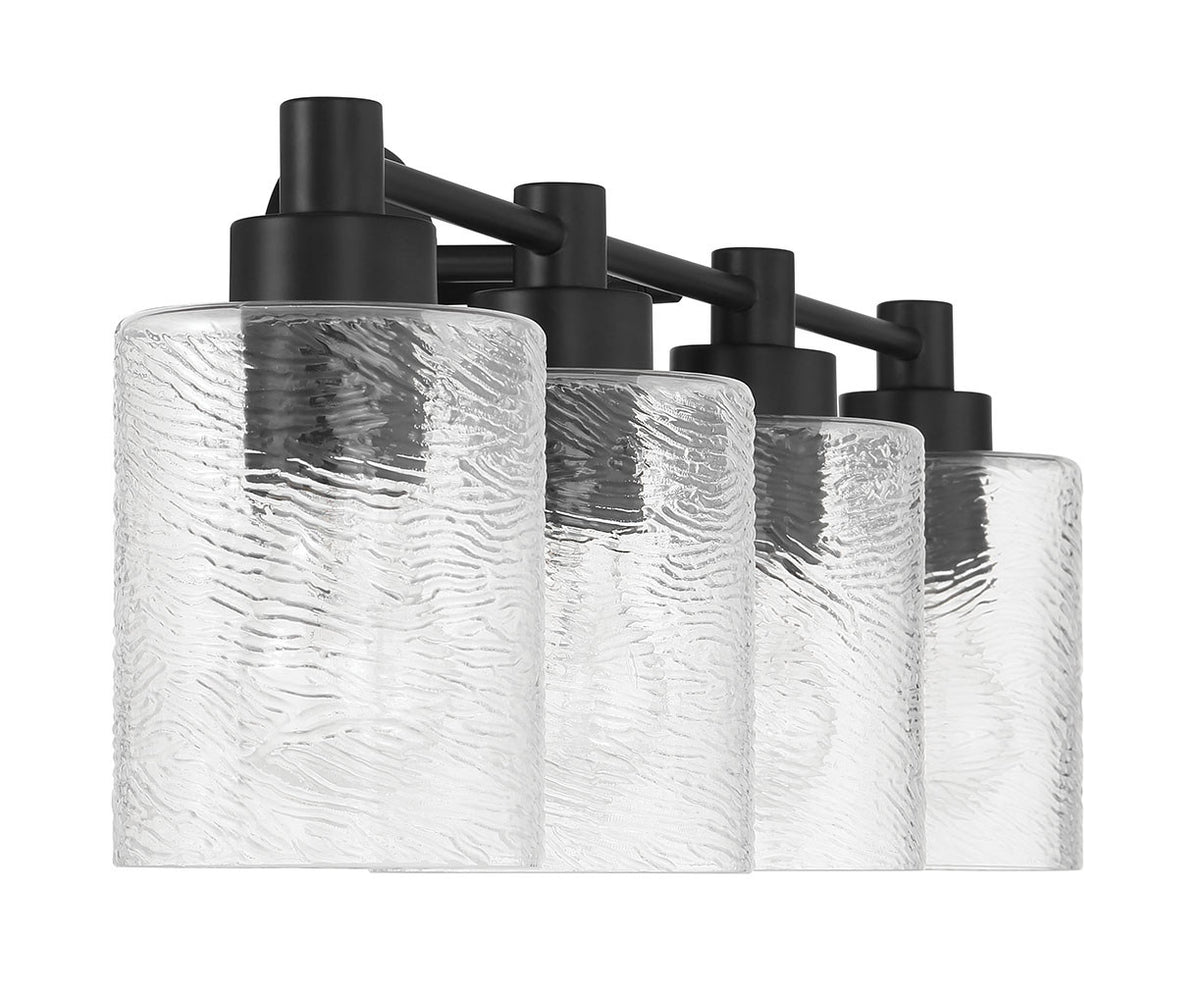 Craftmade - 60204-FB - Four Light Vanity - Lyndsey - Flat Black