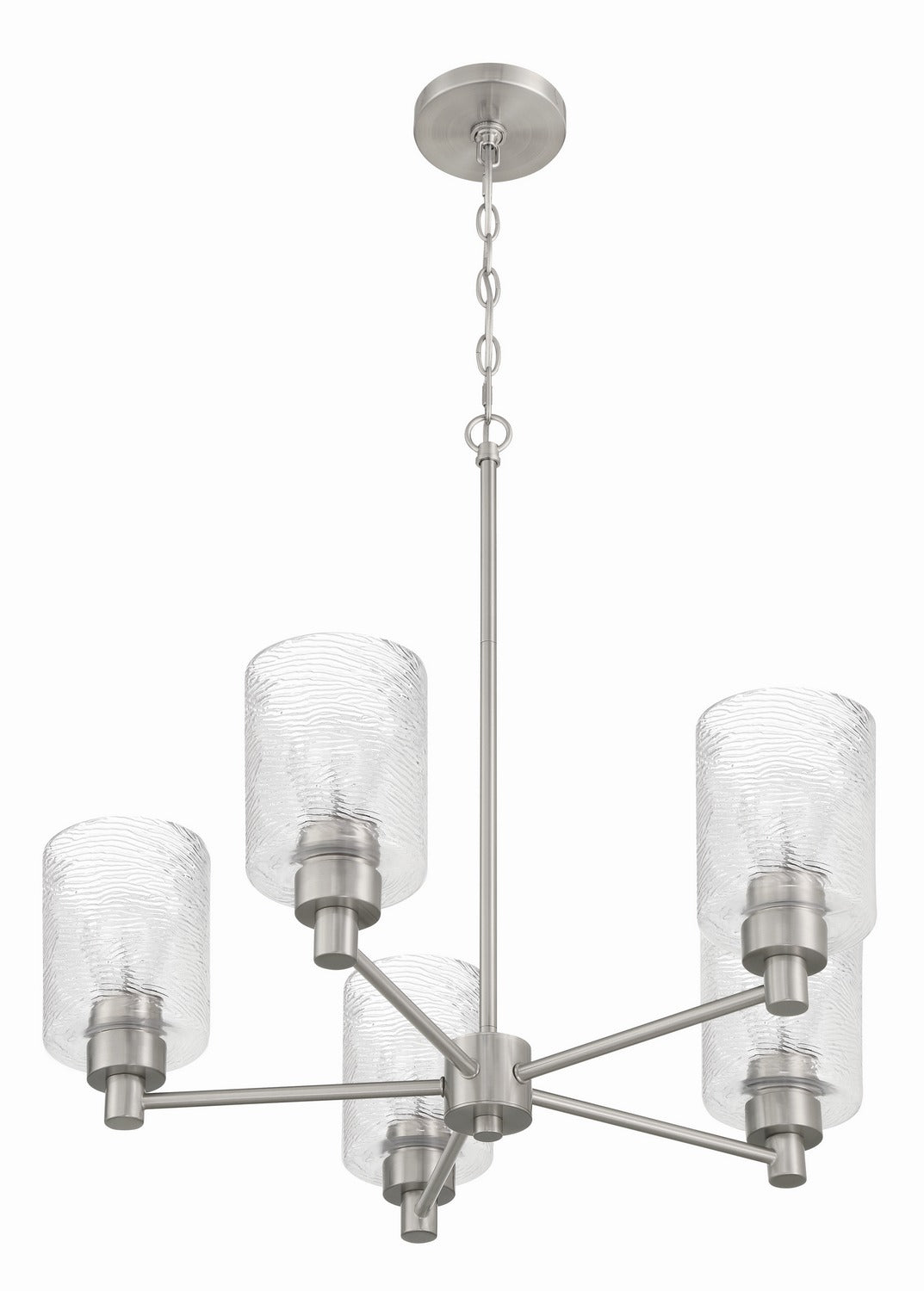 Craftmade - 60225-BNK - Five Light Chandelier - Lyndsey - Brushed Polished Nickel
