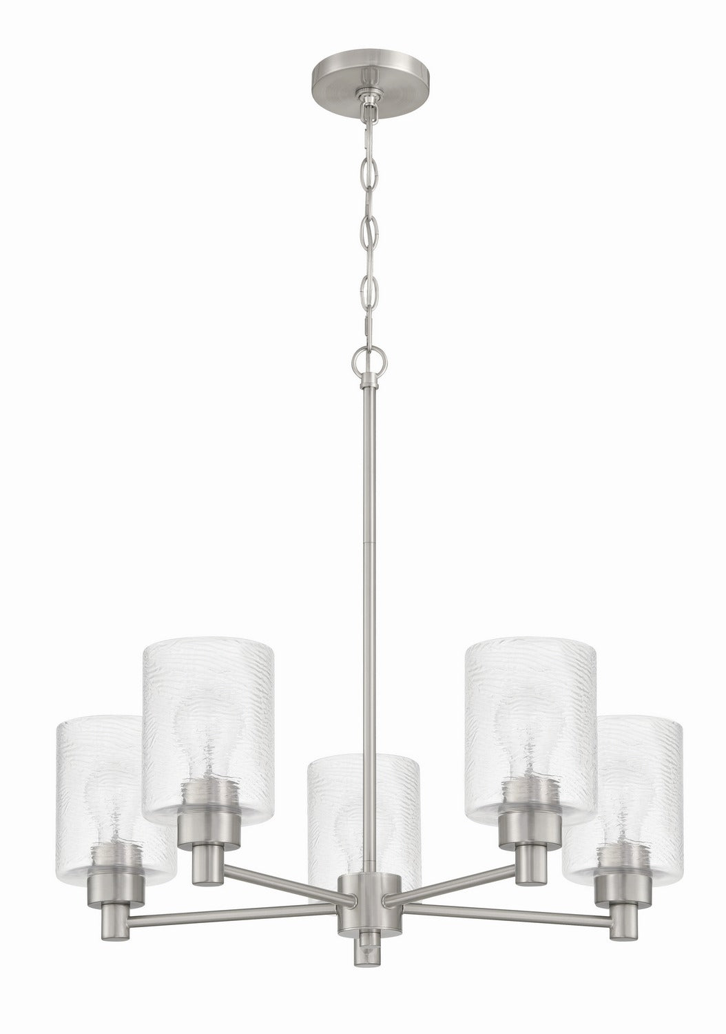 Craftmade - 60225-BNK - Five Light Chandelier - Lyndsey - Brushed Polished Nickel