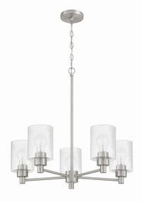 Craftmade - 60225-BNK - Five Light Chandelier - Lyndsey - Brushed Polished Nickel