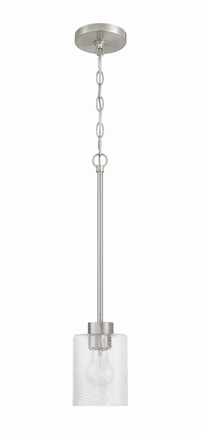 Craftmade - 60291-BNK - One Light Mini Pendant - Lyndsey - Brushed Polished Nickel