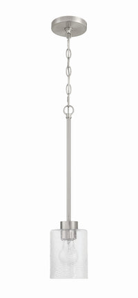 Craftmade - 60291-BNK - One Light Mini Pendant - Lyndsey - Brushed Polished Nickel