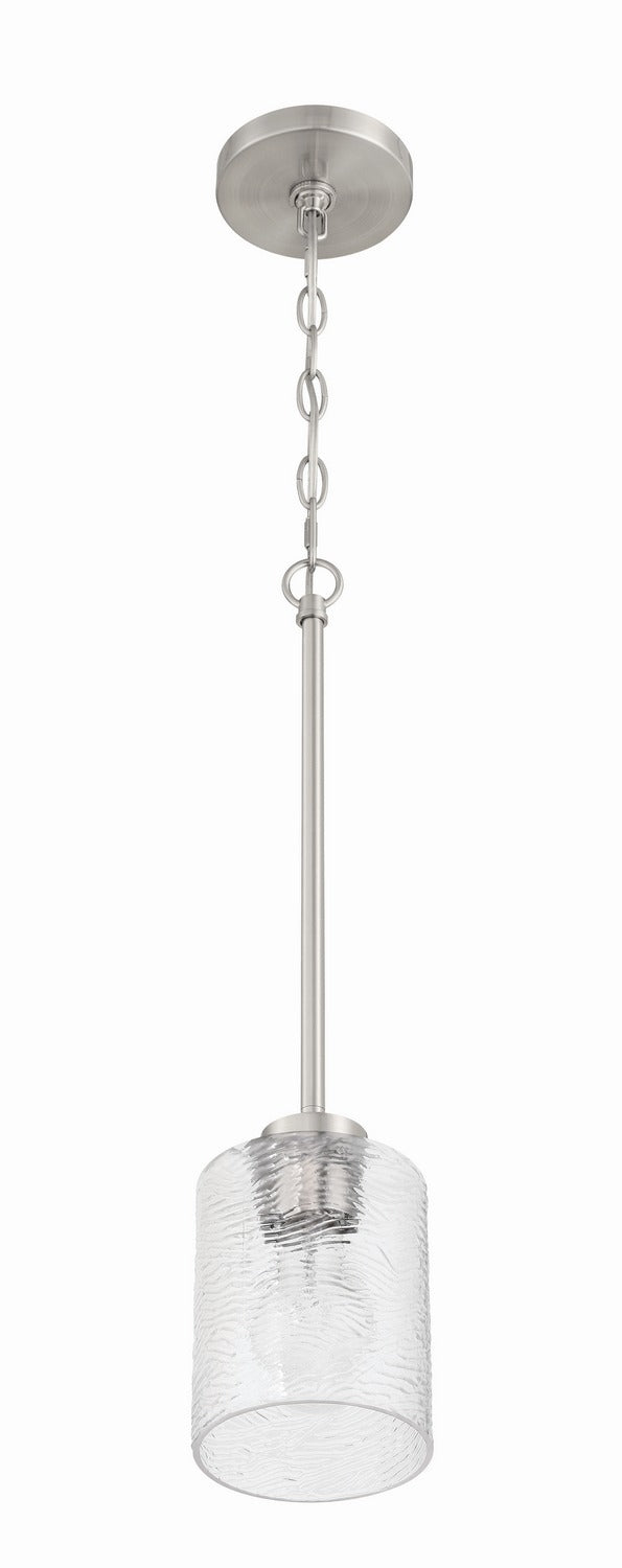 Craftmade - 60291-BNK - One Light Mini Pendant - Lyndsey - Brushed Polished Nickel