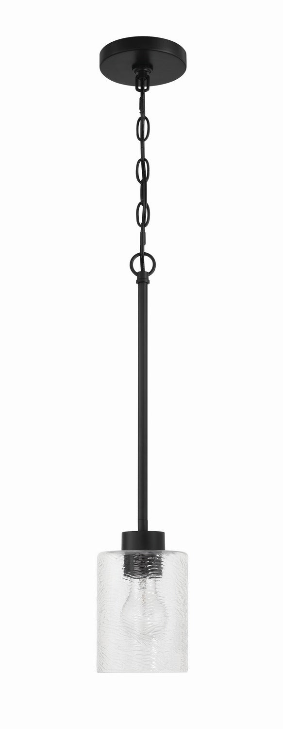 Craftmade - 60291-FB - One Light Mini Pendant - Lyndsey - Flat Black