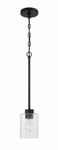 Craftmade - 60291-FB - One Light Mini Pendant - Lyndsey - Flat Black