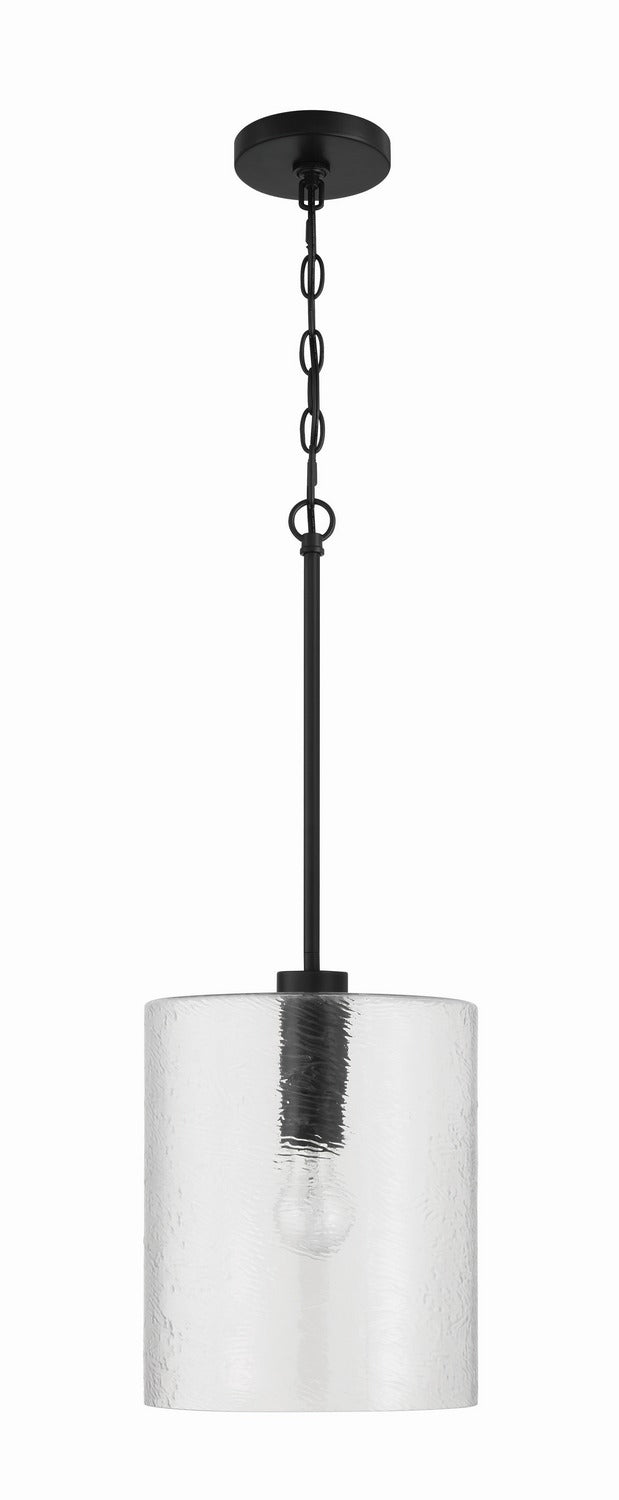 Craftmade - 60292-FB - One Light Pendant - Lyndsey - Flat Black