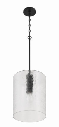 Craftmade - 60292-FB - One Light Pendant - Lyndsey - Flat Black