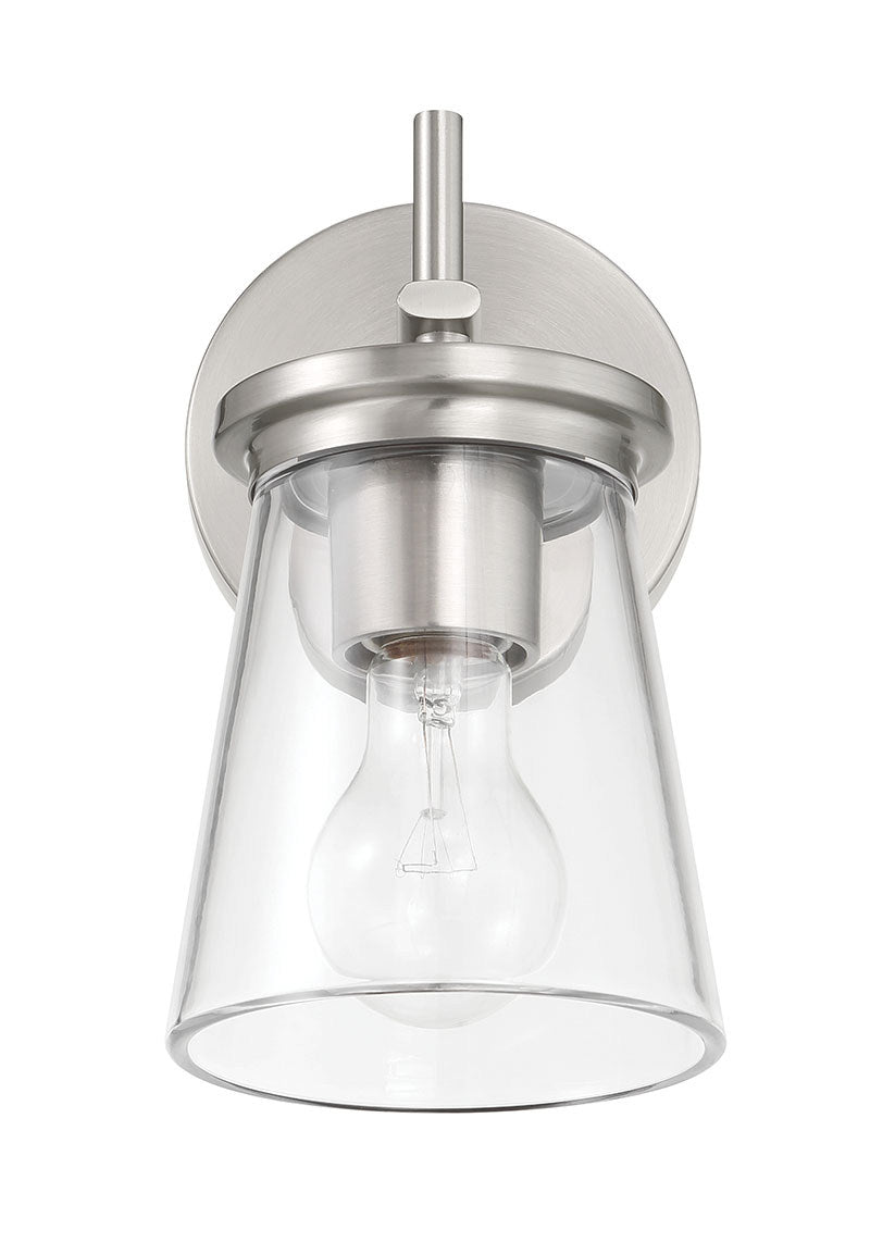 Craftmade - 60401-BNK - One Light Wall Sconce - Connell - Brushed Polished Nickel