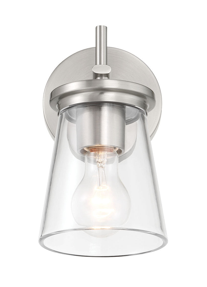 Craftmade - 60401-BNK - One Light Wall Sconce - Connell - Brushed Polished Nickel