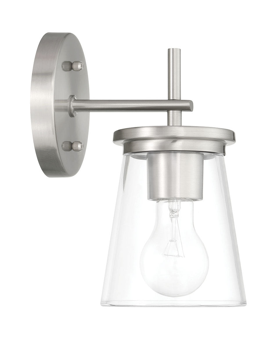 Craftmade - 60401-BNK - One Light Wall Sconce - Connell - Brushed Polished Nickel