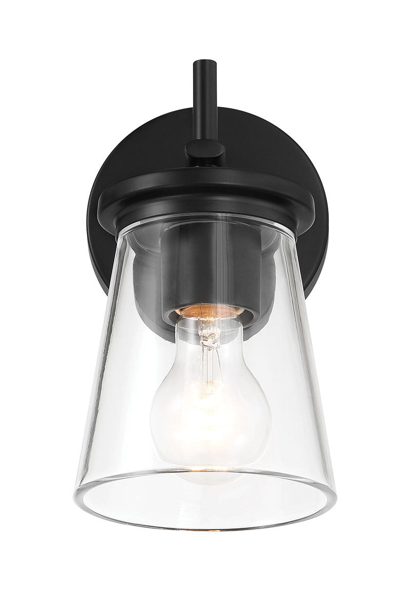 Craftmade - 60401-FB - One Light Wall Sconce - Connell - Flat Black