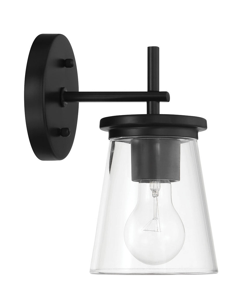 Craftmade - 60401-FB - One Light Wall Sconce - Connell - Flat Black