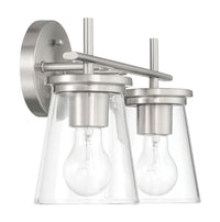 Craftmade - 60402-BNK - Two Light Vanity - Connell - Brushed Polished Nickel