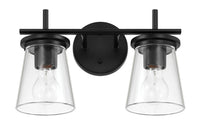 Craftmade - 60402-FB - Two Light Vanity - Connell - Flat Black
