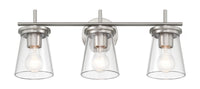 Craftmade - 60403-BNK - Three Light Vanity - Connell - Brushed Polished Nickel
