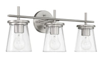 Craftmade - 60403-BNK - Three Light Vanity - Connell - Brushed Polished Nickel