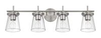 Craftmade - 60404-BNK - Four Light Vanity - Connell - Brushed Polished Nickel