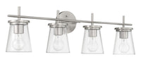 Craftmade - 60404-BNK - Four Light Vanity - Connell - Brushed Polished Nickel
