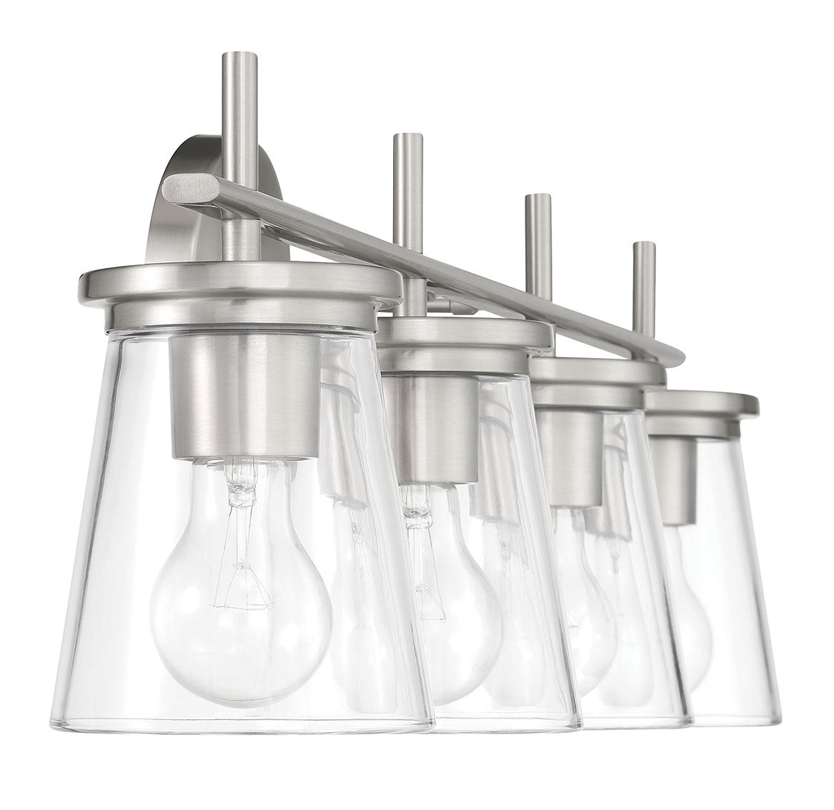 Craftmade - 60404-BNK - Four Light Vanity - Connell - Brushed Polished Nickel