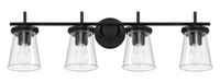 Craftmade - 60404-FB - Four Light Vanity - Connell - Flat Black