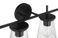 Craftmade - 60404-FB - Four Light Vanity - Connell - Flat Black