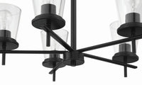 Craftmade - 60425-FB - Five Light Chandelier - Connell - Flat Black