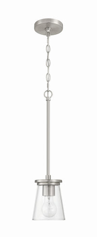 Craftmade - 60491-BNK - One Light Mini Pendant - Connell - Brushed Polished Nickel