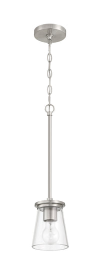 Craftmade - 60491-BNK - One Light Mini Pendant - Connell - Brushed Polished Nickel