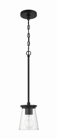 Craftmade - 60491-FB - One Light Mini Pendant - Connell - Flat Black