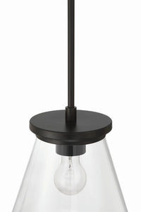 Craftmade - 60491-FB - One Light Mini Pendant - Connell - Flat Black