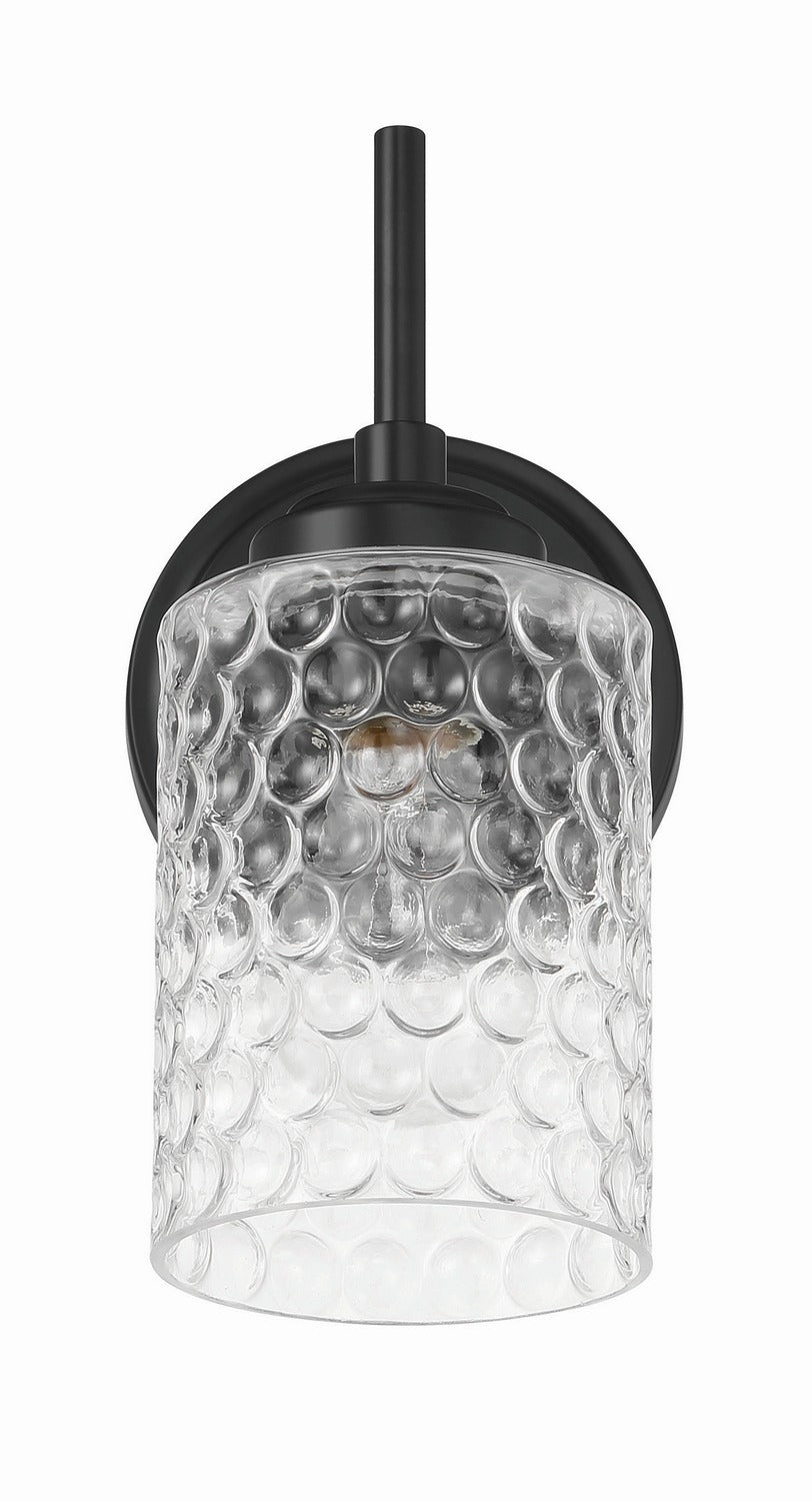 Craftmade - 60501-FB - One Light Wall Sconce - Claire - Flat Black