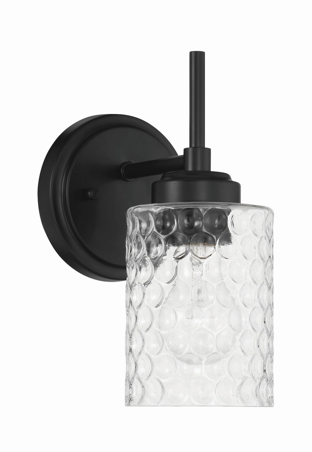 Craftmade - 60501-FB - One Light Wall Sconce - Claire - Flat Black