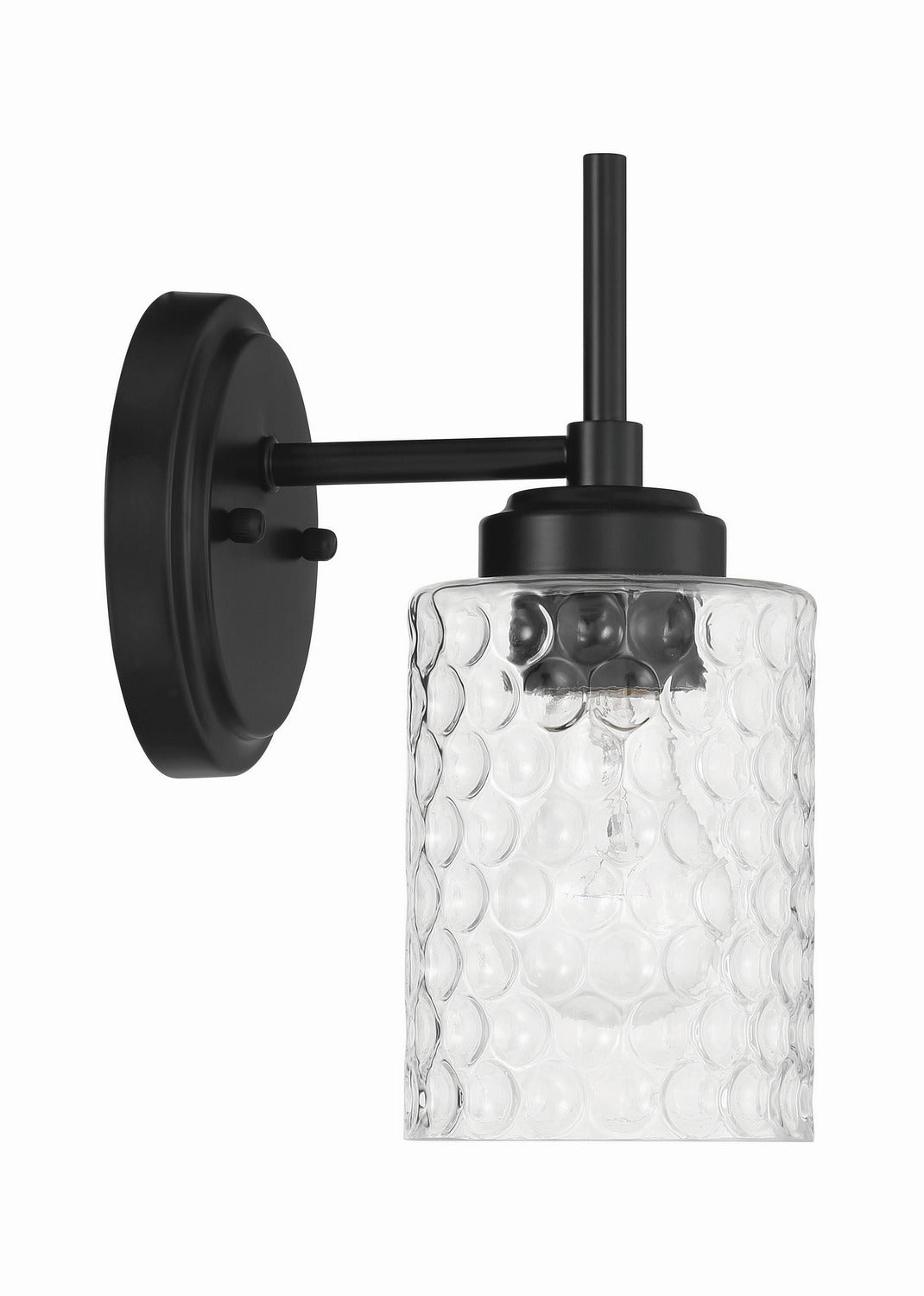 Craftmade - 60501-FB - One Light Wall Sconce - Claire - Flat Black