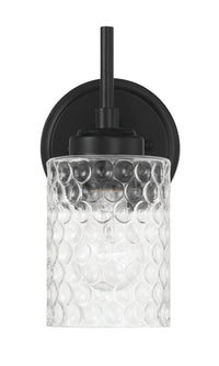 Craftmade - 60501-FB - One Light Wall Sconce - Claire - Flat Black