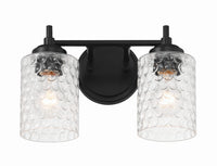 Craftmade - 60502-FB - Two Light Vanity - Claire - Flat Black
