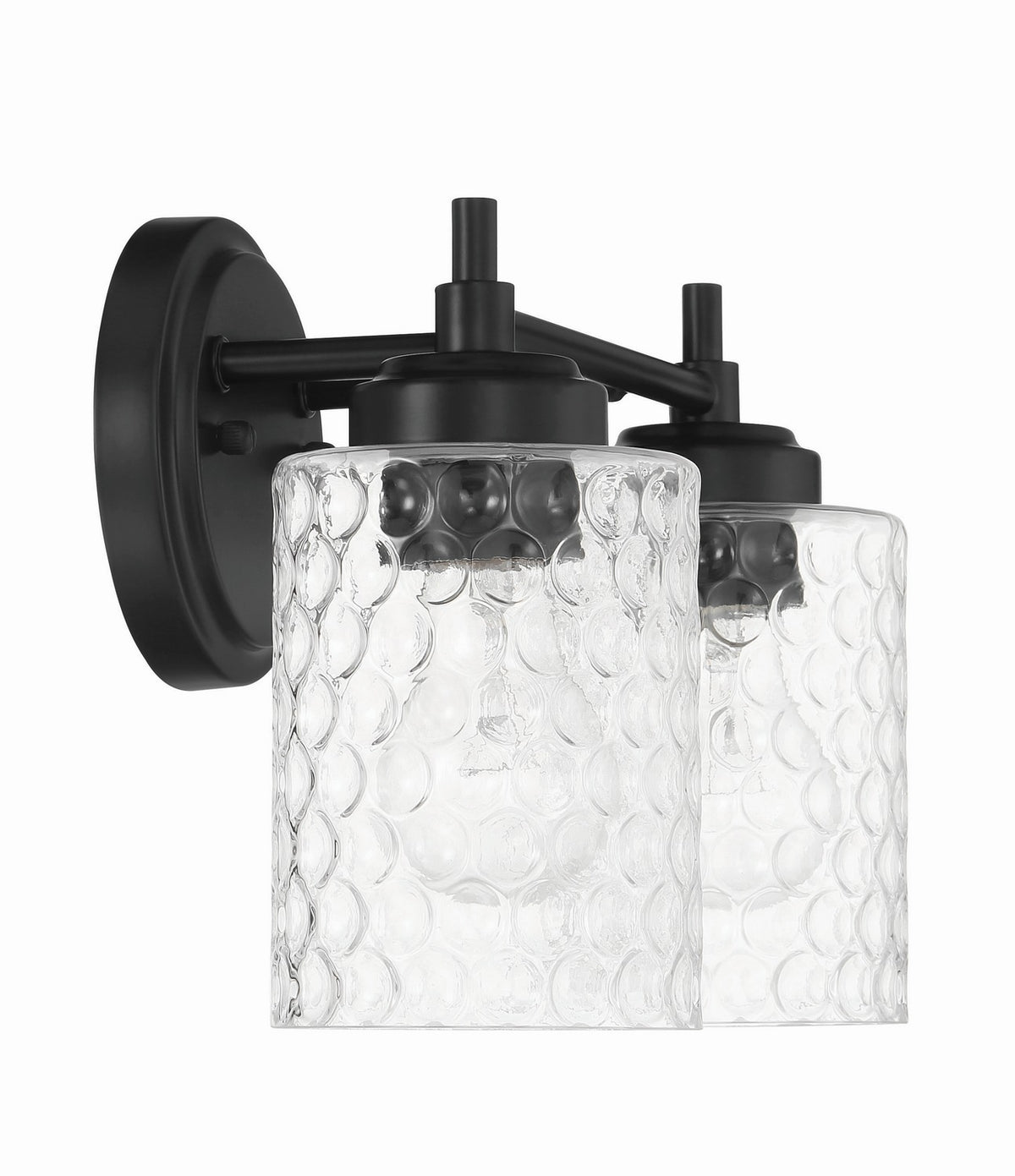 Craftmade - 60502-FB - Two Light Vanity - Claire - Flat Black