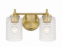 Craftmade - 60502-SB - Two Light Vanity - Claire - Satin Brass