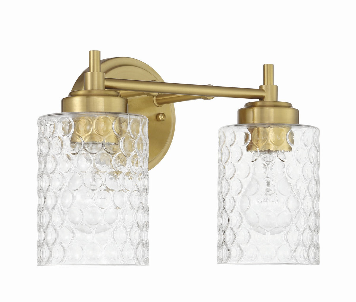 Craftmade - 60502-SB - Two Light Vanity - Claire - Satin Brass