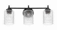 Craftmade - 60503-FB - Three Light Vanity - Claire - Flat Black