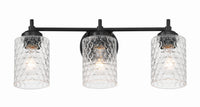 Craftmade - 60503-FB - Three Light Vanity - Claire - Flat Black