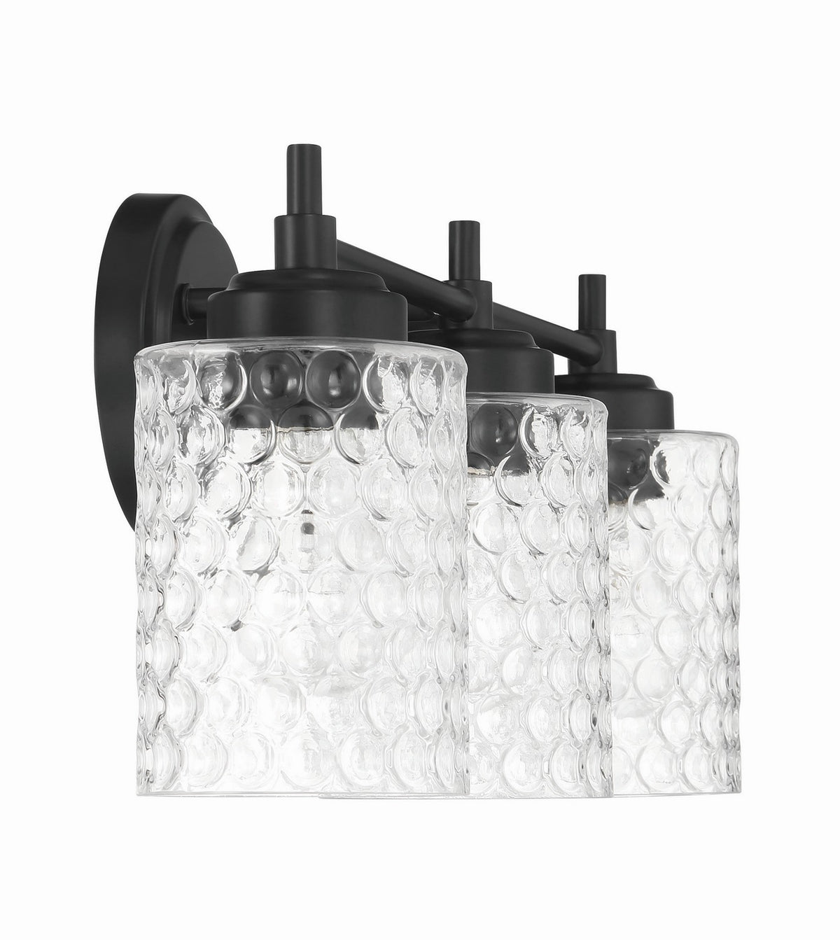Craftmade - 60503-FB - Three Light Vanity - Claire - Flat Black