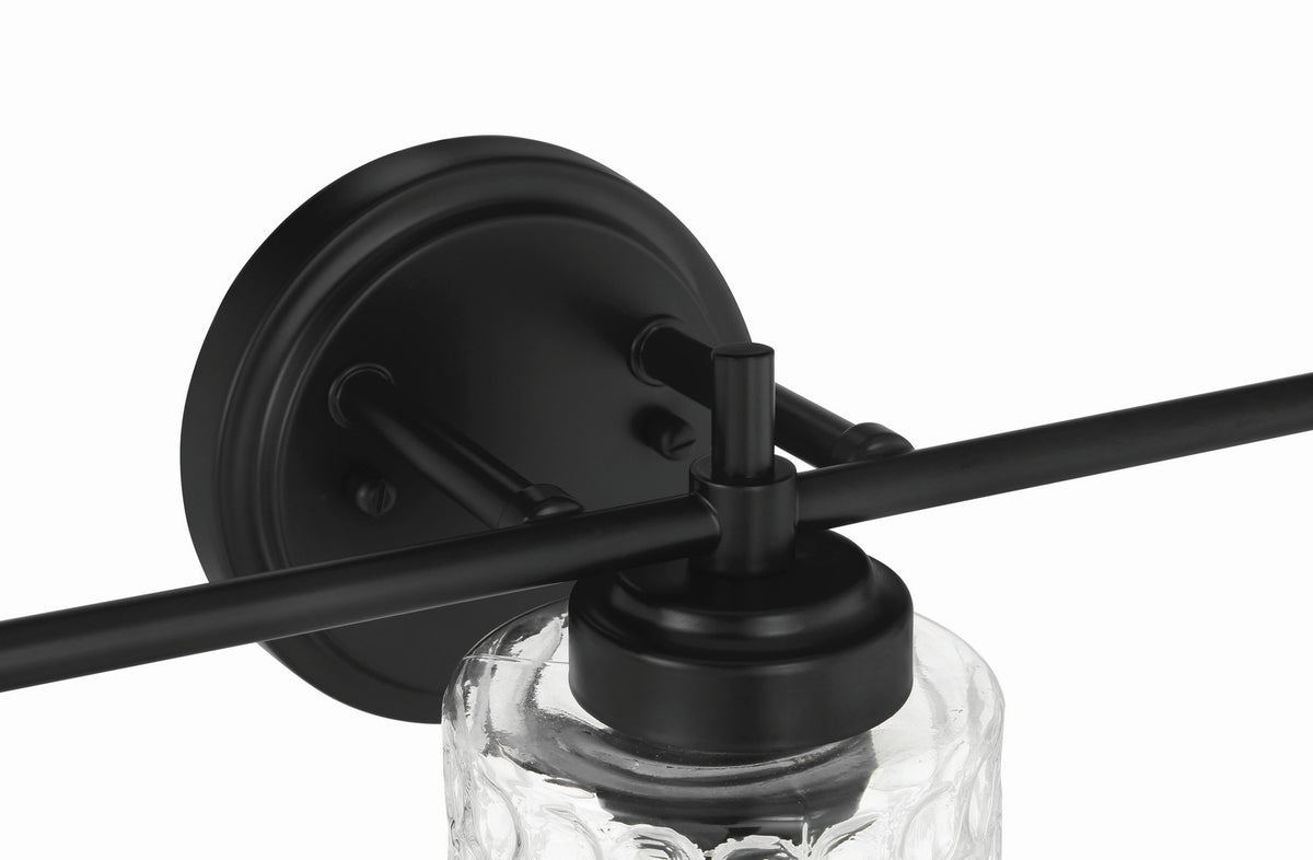 Craftmade - 60503-FB - Three Light Vanity - Claire - Flat Black