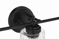 Craftmade - 60503-FB - Three Light Vanity - Claire - Flat Black