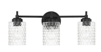 Craftmade - 60503-FB - Three Light Vanity - Claire - Flat Black