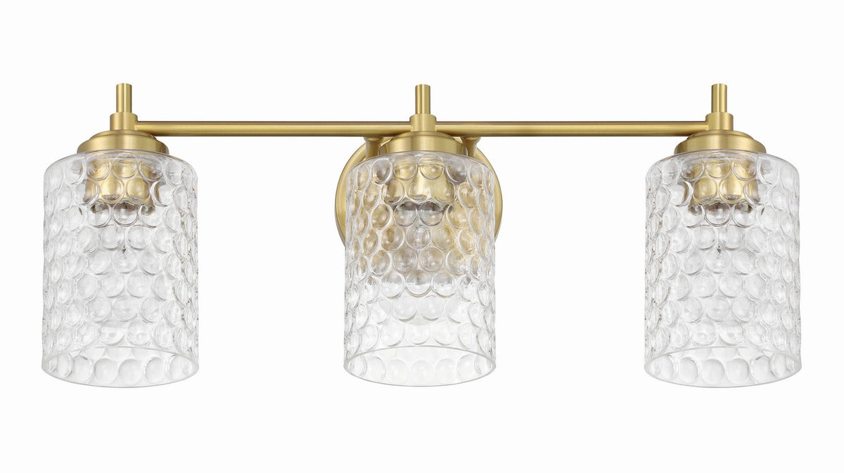 Craftmade - 60503-SB - Three Light Vanity - Claire - Satin Brass