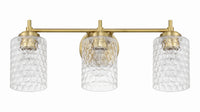 Craftmade - 60503-SB - Three Light Vanity - Claire - Satin Brass