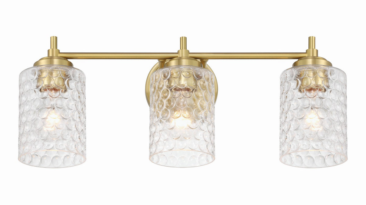 Craftmade - 60503-SB - Three Light Vanity - Claire - Satin Brass