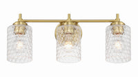 Craftmade - 60503-SB - Three Light Vanity - Claire - Satin Brass